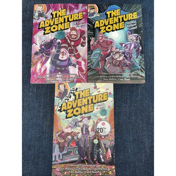The Adventure Zone Books 2 - 4 McElroy Pietsch Graphic Novel Paperbacks - Picture 1 of 7